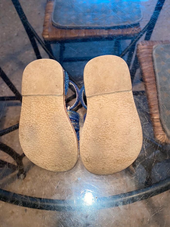 Sandales reflets irisés, taille 18, Freemouss. - photo numéro 7