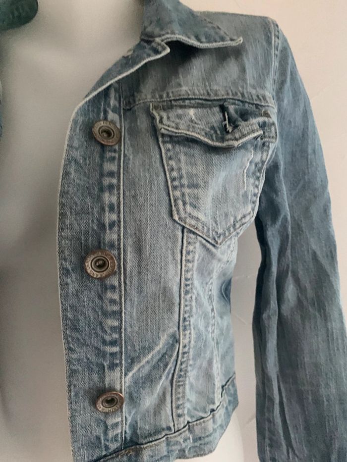 Veste courte en jean Topstudio taille 38 - photo numéro 7