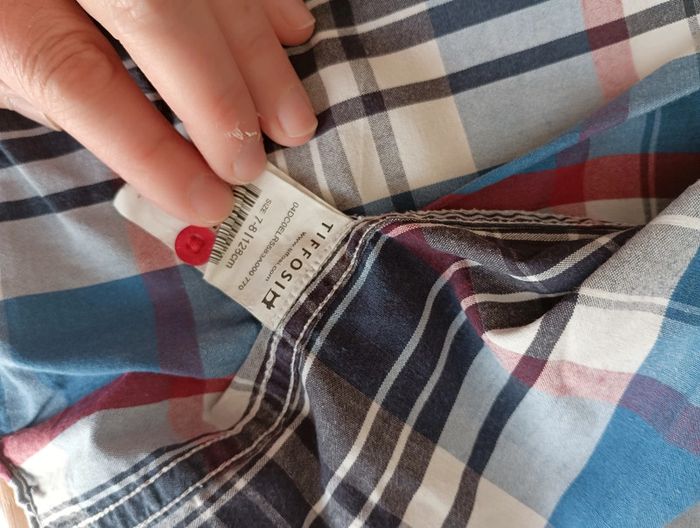 Chemise Tiffosi taille 7 ans en très bon état - photo numéro 3
