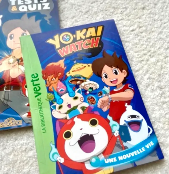 yo-kai watch bibliothèque verte 6-8 ans + cahier d’activité offert - photo numéro 3