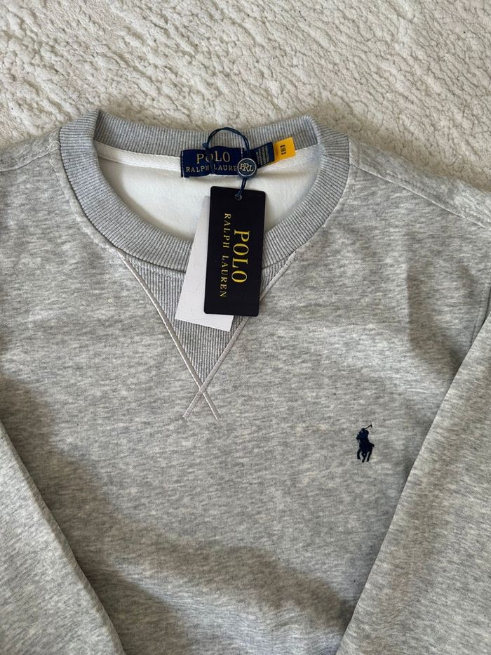 Pull Ralph Lauren gris taille xl - photo numéro 3