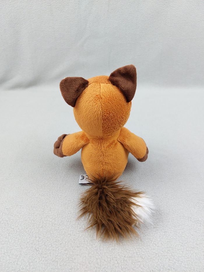 Peluche doudou renard blanc marron KINDER Ferrero 25 cm - photo numéro 2
