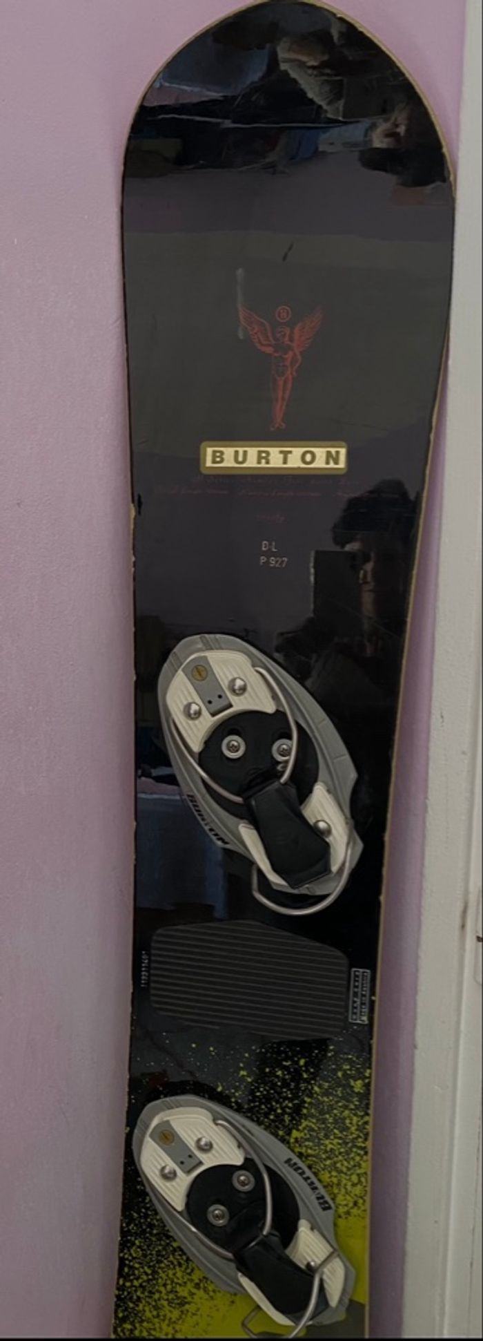 Snowboard BURTON noir brillant  BL 157 - descente, position goofy, fixations incluses - photo numéro 6