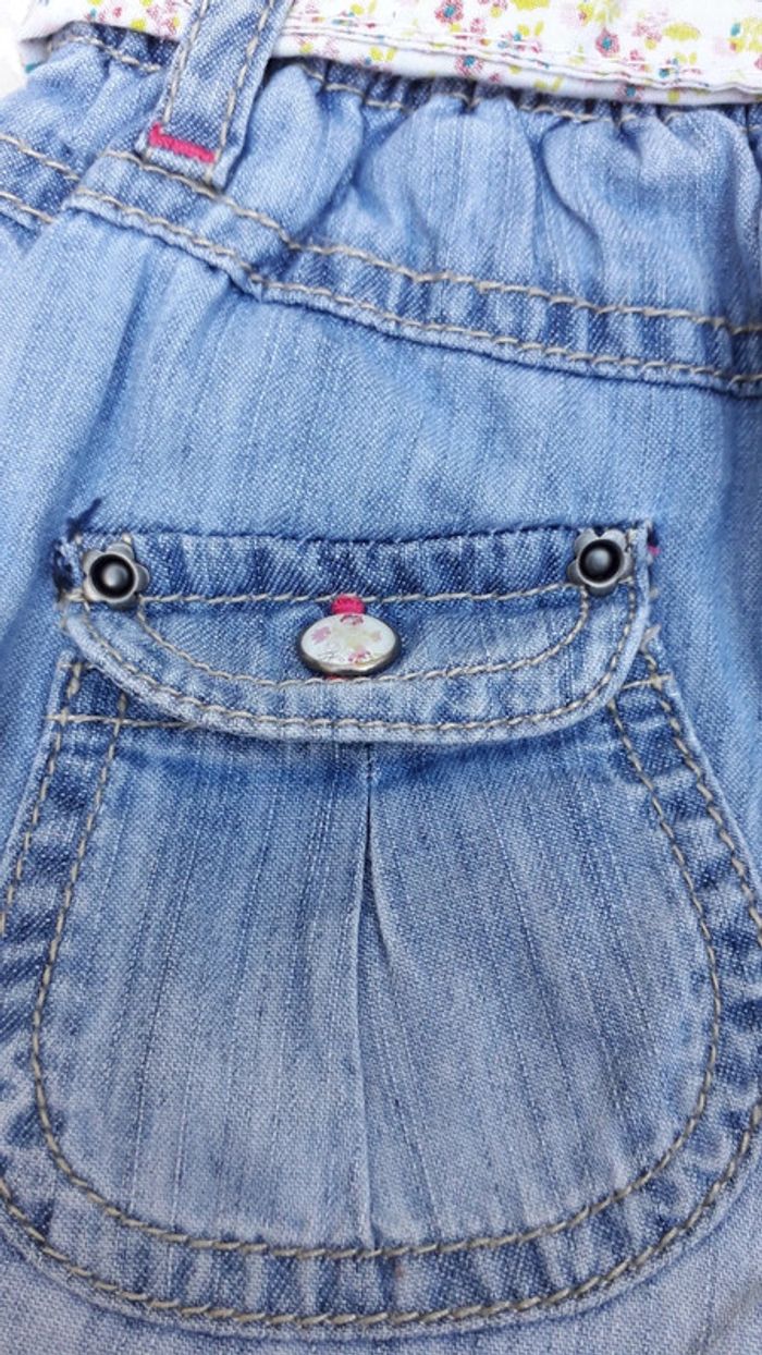 Lot de 2 jeans fille 12 mois - photo numéro 6