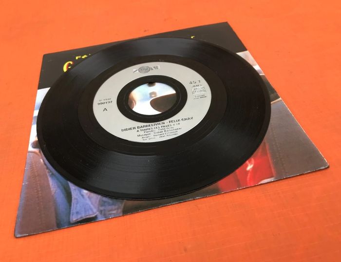 Vinyle 45 tours Felix Gray & Didier Barbelivien (1990) A toutes les filles... - photo numéro 5