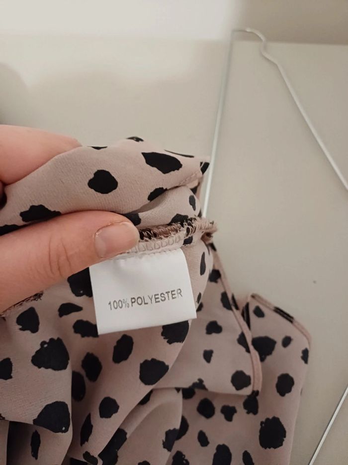 Robe rose pâle leopard Cache-coeur My Jewellery taille XS 34 - photo numéro 11