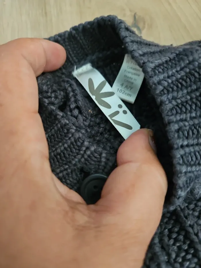 Gilet laine 4 ans - photo numéro 2