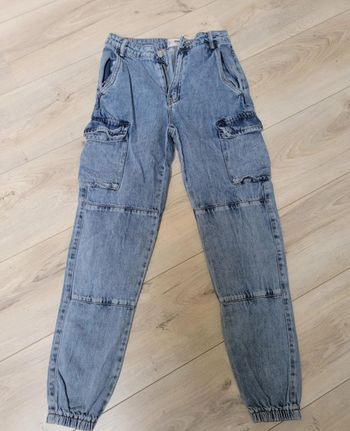 Jean cargo femme.