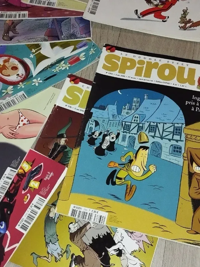 Lot de 12 magazines SPIROU année 2010 L003 - photo numéro 8