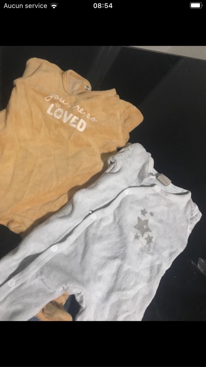 Lot 10 pyjamas 1 mois - photo numéro 4