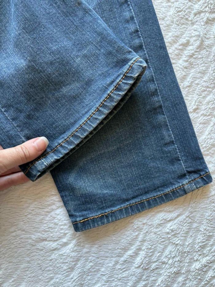Jean Levi’s homme 502 slim Taper fuselé W33 L30 (42‑44 FR / L) Bleu foncé délavé État très bon - photo numéro 5