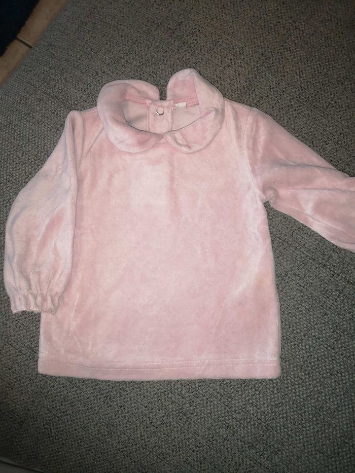 Haut velour 6 mois