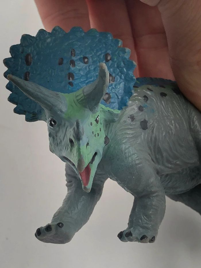 Figurine Dinosaure tricératops 1996 Safari LTD - photo numéro 4