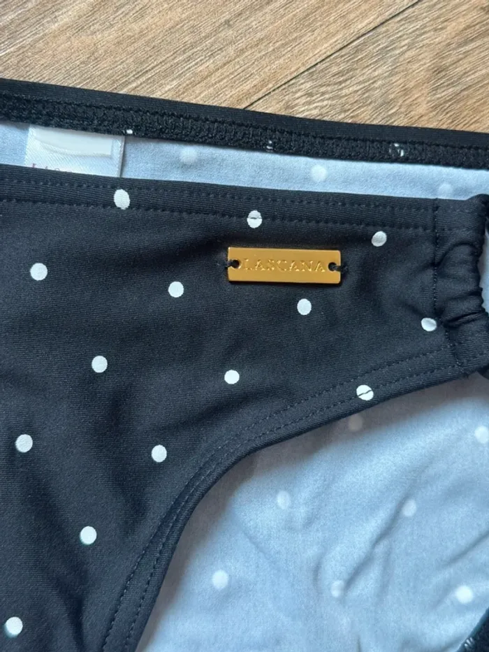 Maillot de bain 2 pièces Lascana à pois – Haut 36C = 90C / Bas 32 - photo numéro 2