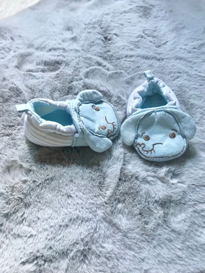 Chaussons bleus 18-19 (tex) - photo numéro 2