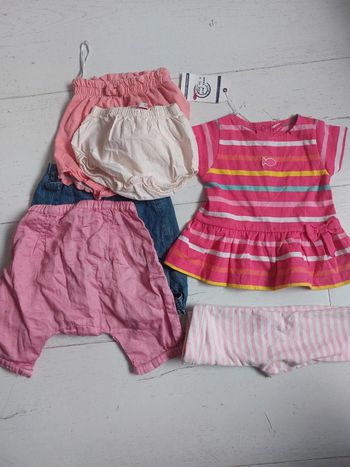 Lot de 6 vêtements été Taille 3 mois