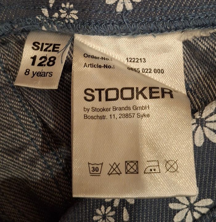 Pantalon Legging strech gris bleu marque Stooker taille 8 ans - photo numéro 3