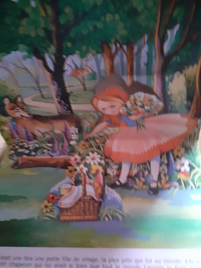 livre pop-up vintage petit chaperon rouge - photo numéro 5