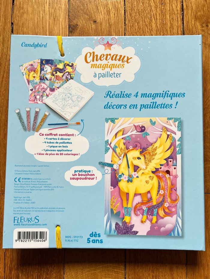 Chevaux magiques à pailleter - photo numéro 5