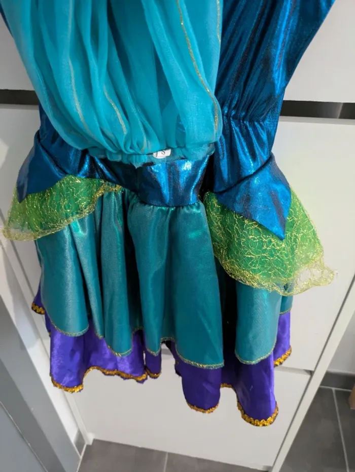Déguisement costume robe de Paon oiseaux taille 4/6 ans - photo numéro 7