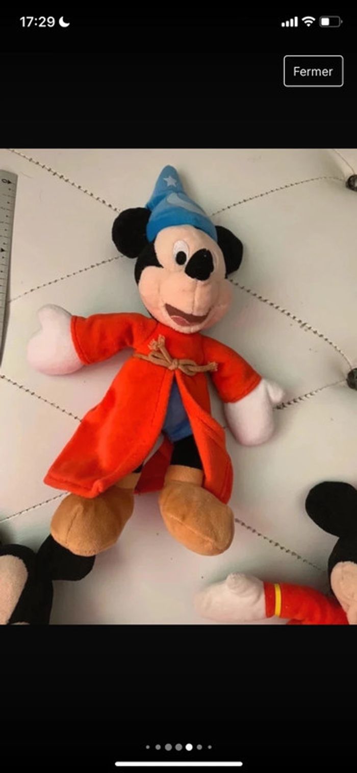 Ensemble de 3 peluche collector Mickey Disney - photo numéro 4