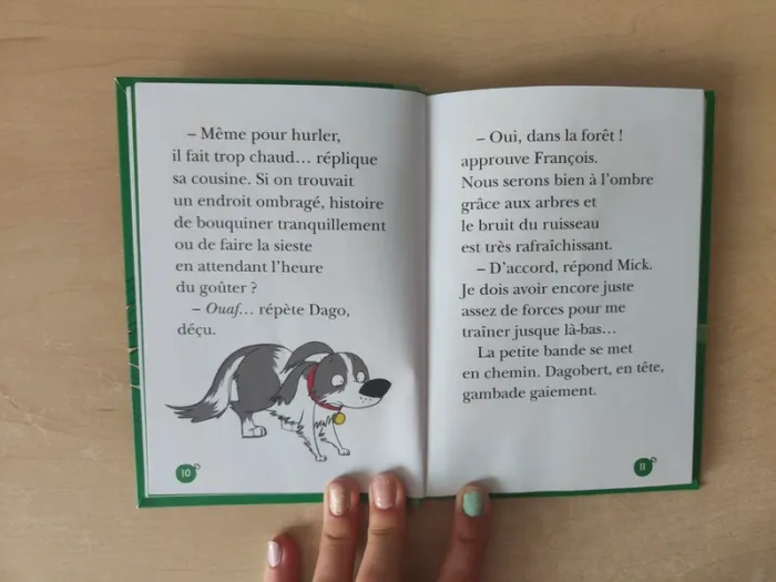 Livre Le Club des cinq Junior un après-midi bien tranquille La bibliothèque verte - photo numéro 3