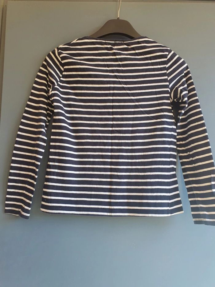 Tee-shirt marinière Kiabi 10 ans - photo numéro 2