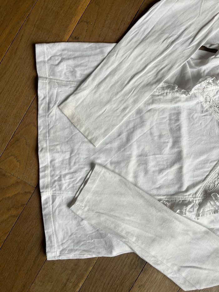 Blouse blanche Cyrillus 10 ans - photo numéro 2