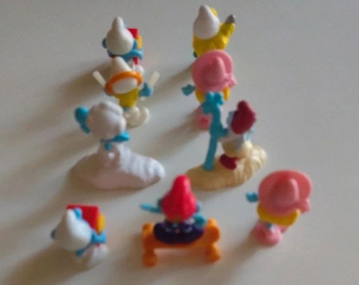 Jouet kinder vintage Schtroumpfs - photo numéro 3