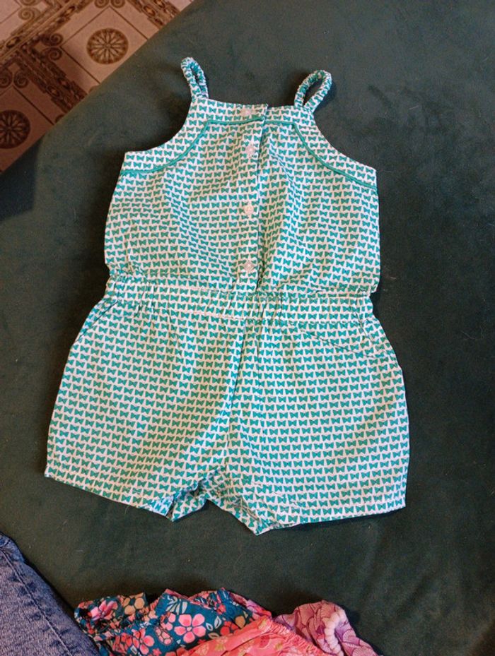 Combishort été papillons