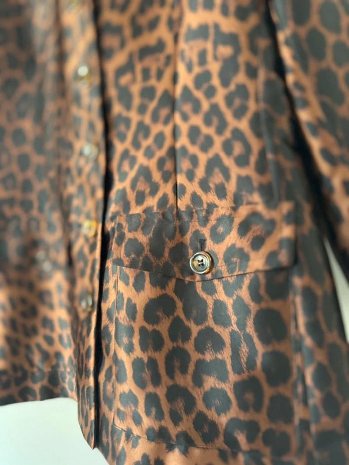 Veste Blazer Léopard Print Yves Saint Laurent Vintage - photo numéro 3