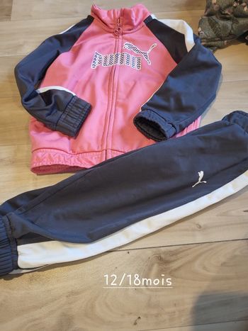 Survetment puma fille 12/18 mois