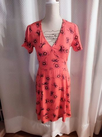 Robe GAP rose à fleurs, taille S (us 4), TBE