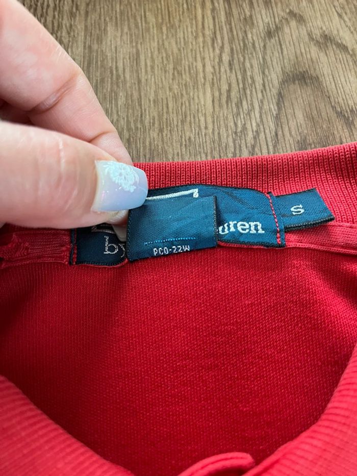 Polo/T.shirt/Chemise rouge Polo Ralph Lauren pour homme, taille S - photo numéro 5