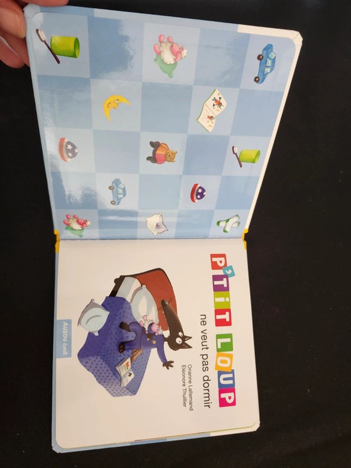 Livre p'tit loup ne veut pas dormir auzou enfant - photo numéro 8