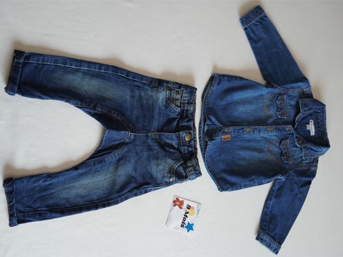 Lot n°1 : 6 Vêtements Garçon 9 mois : 3 Pantalons + 3 Hauts - photo numéro 2