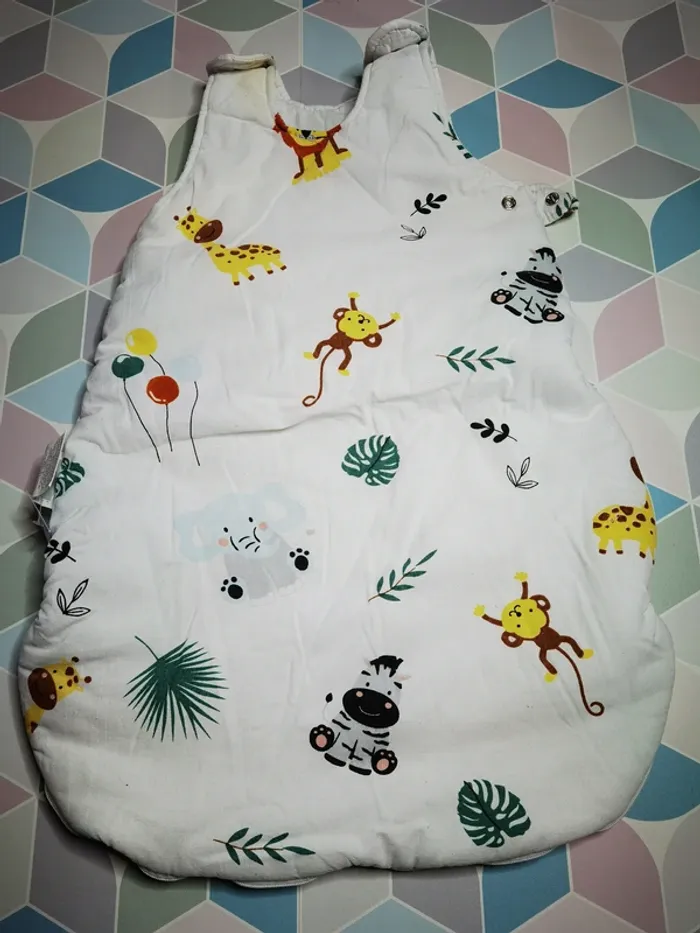 D4596 - gigoteuse garçon 0/6 mois - photo numéro 2