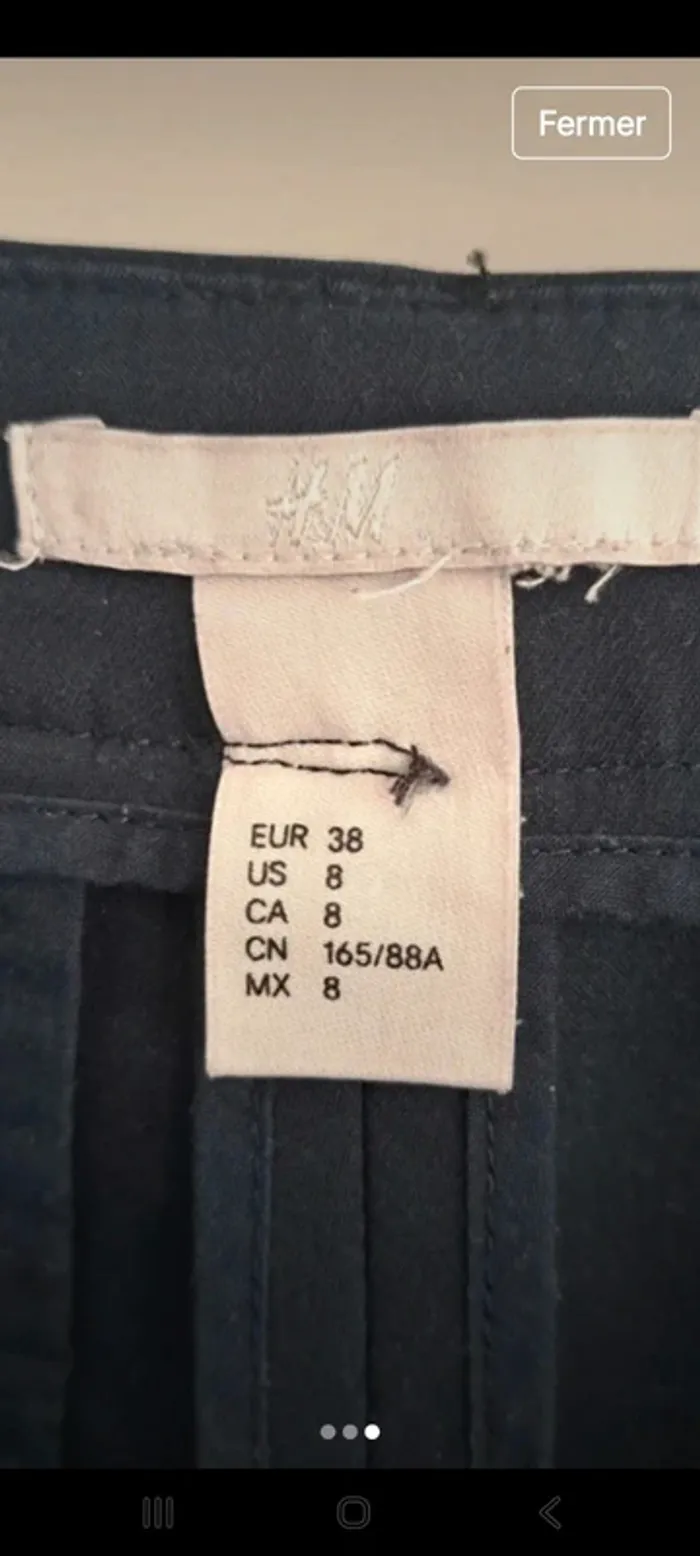 Bermuda H&M 38 - photo numéro 3