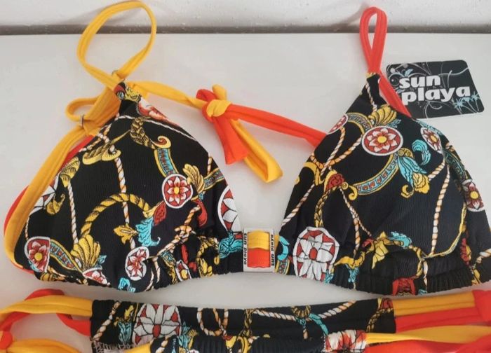 Maillot de bain 2 pièces marque Sun playa taille 3 mis en taille 40 Bonnet D neuf avec étiquette - photo numéro 2