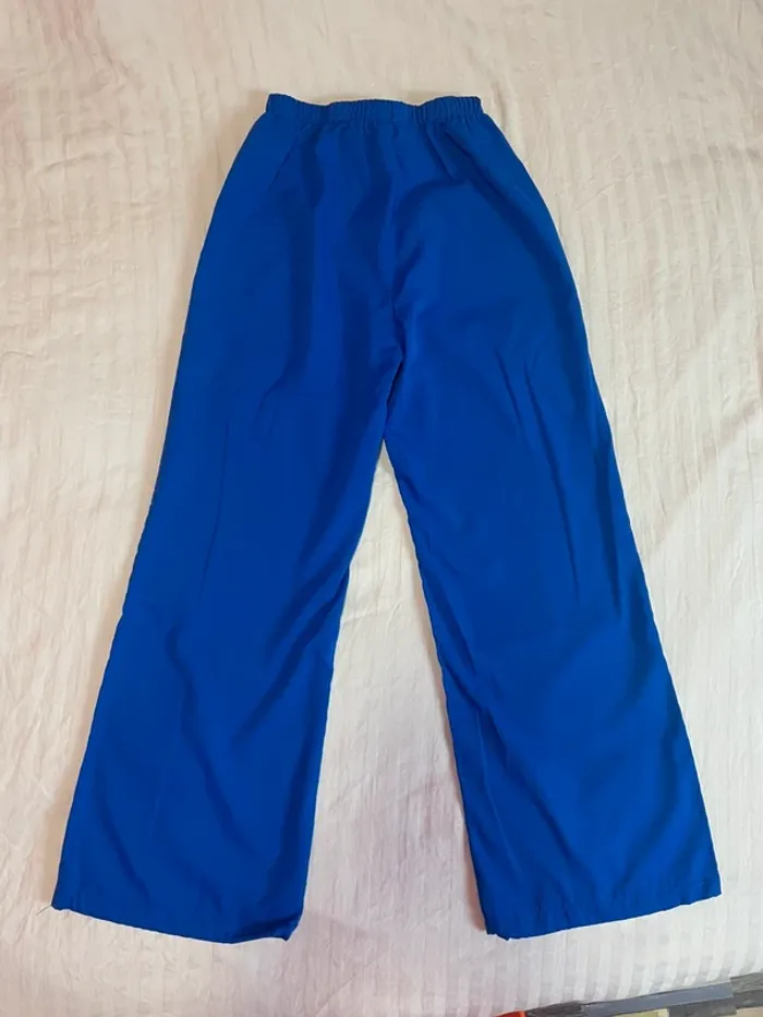 Pantalon fluide bleu électrique - photo numéro 2