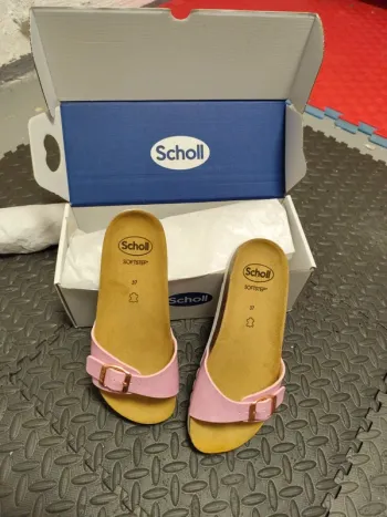 Mules Scholl rose clair 37 neuves