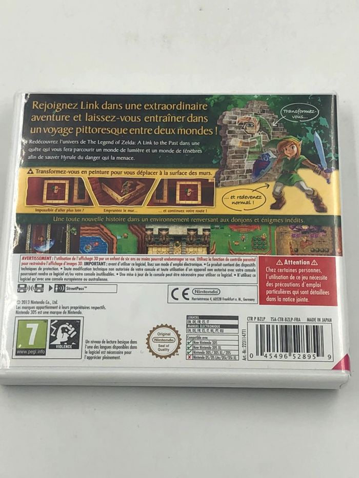 Jeu vidéo Zelda a Link Between Worlds sur console Nintendo 3Ds - photo numéro 2