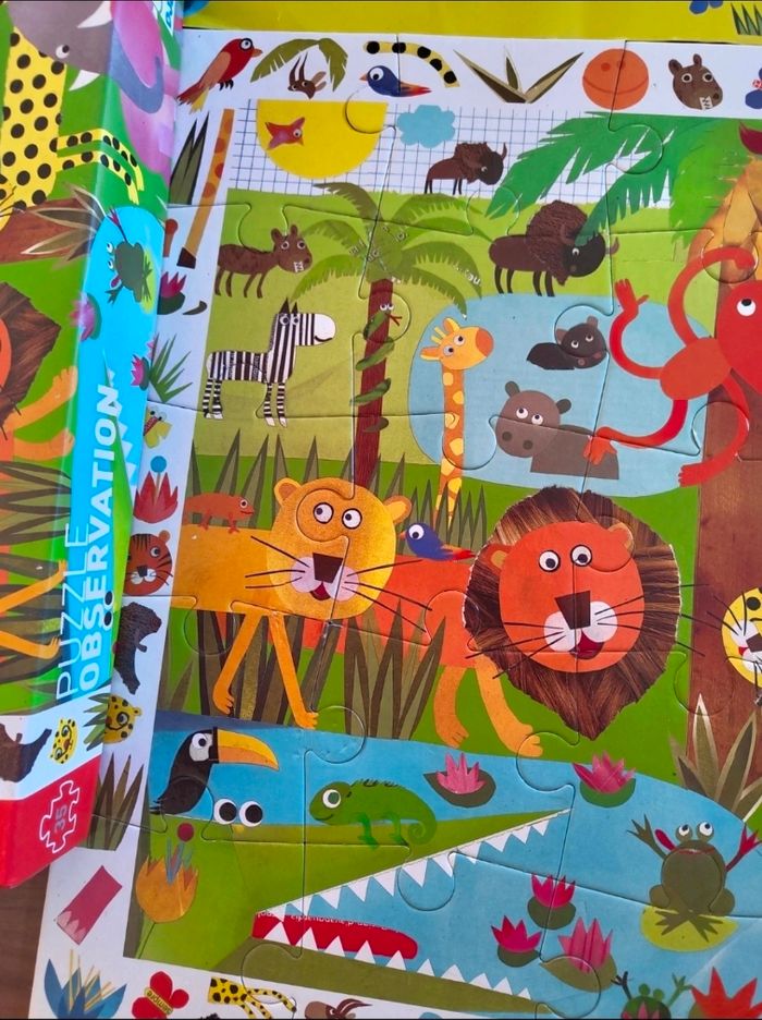 Puzzle 🧩 observation La jungle 35 pièces DJECO - photo numéro 3