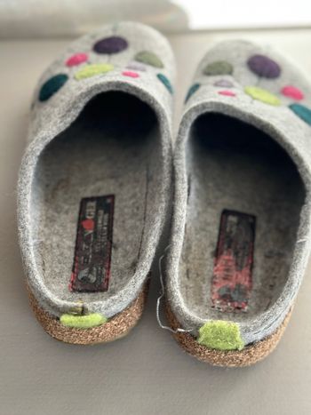 Magnifiques chaussons en laine