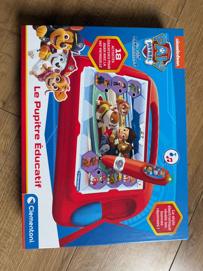 Pupitre éducatif paw patrol