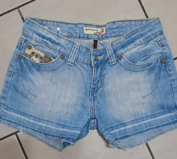 Short en jean court