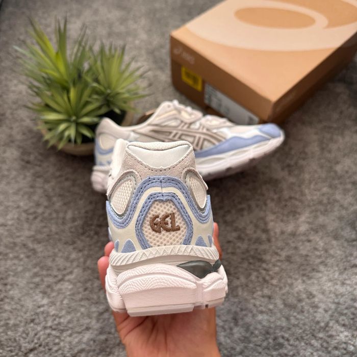 Asics Gel NYC Cream Cloud Grey Blue - photo numéro 3