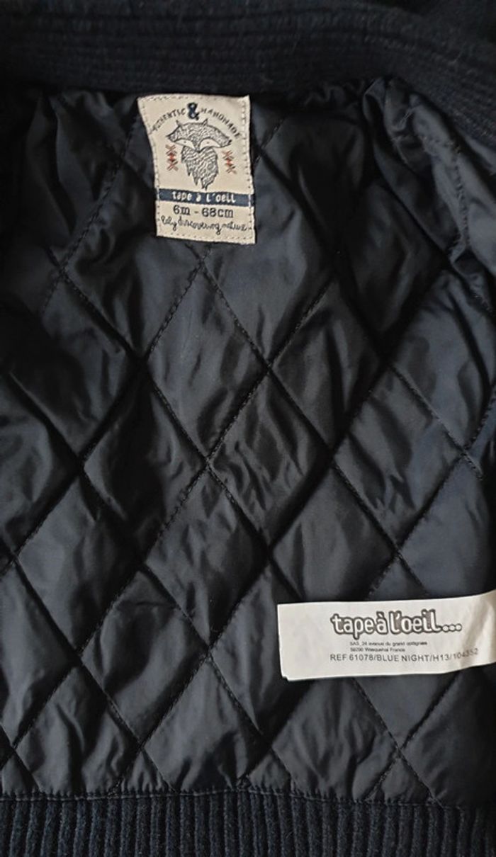 Manteau bébé garçon, taille 6 mois, Tape-à-l'œil - photo numéro 5