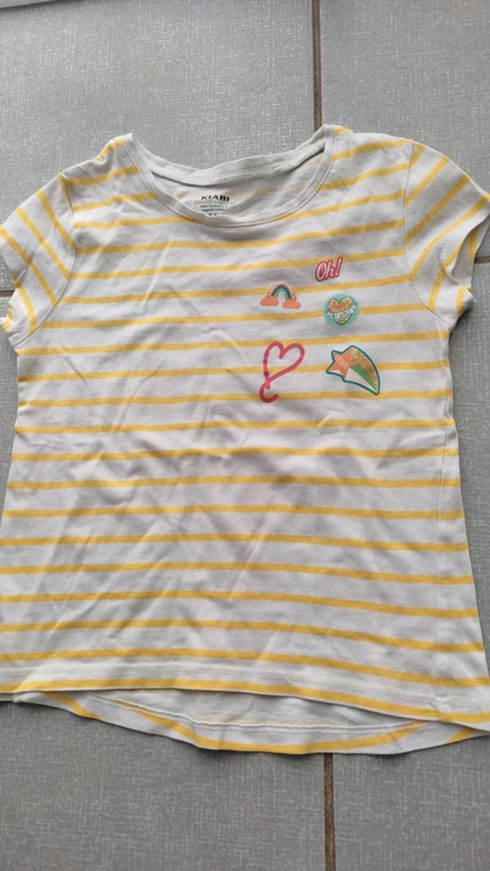 Lot de 2 t-shirts MC Kiabi Taille 5 A - photo numéro 3