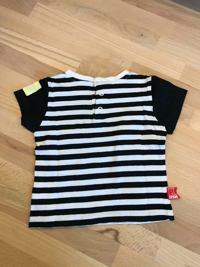 T-shirt manches courtes, taille 3 mois - photo numéro 2